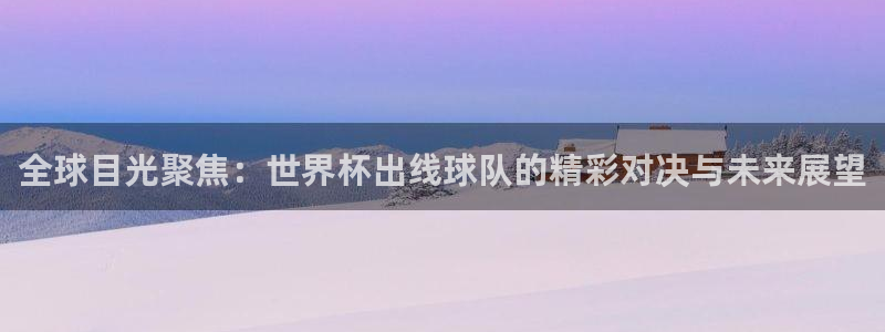 2026世界杯直播：全球目光聚焦：世界杯出线球队的精彩对决与未来展望